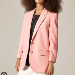 J Crew Gamine blazer-coat in wool blend Size M